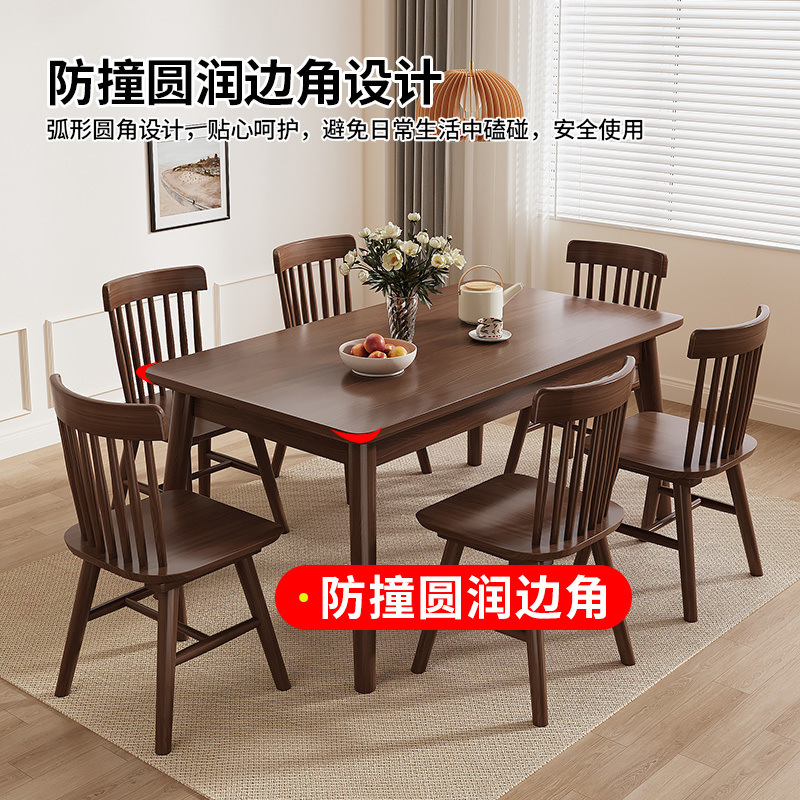 Desk Setup Oak - Meja Makan Kayu Solid Meja Dapur