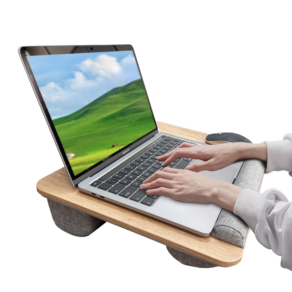 Desk Setup Notebook - Mumucc meja belajar kasur gantung kayu,