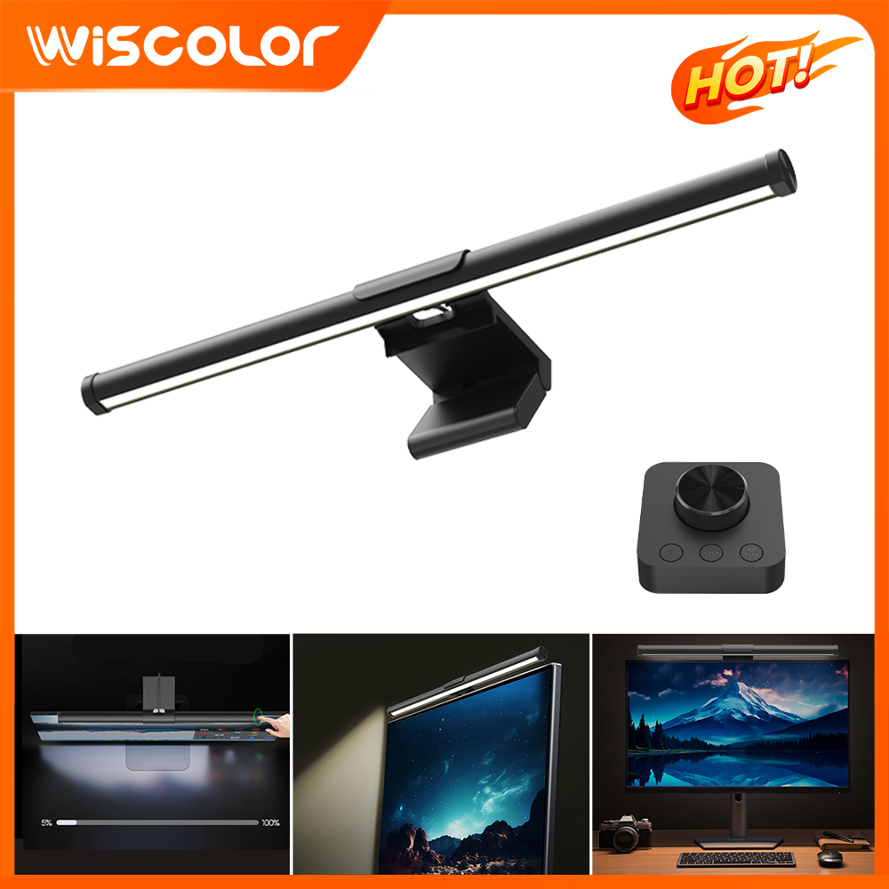Gaming Setup Desk - Lampu Monitor RGB Wifi Pintar, Lampu