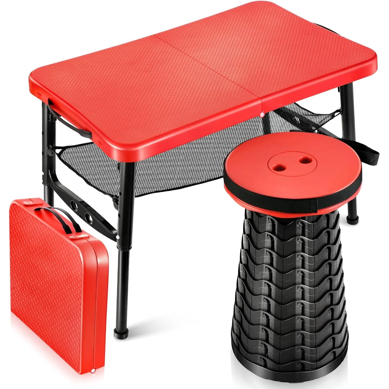 Desk Setup Notebook - Set Meja & Bangku Lipat Dapat