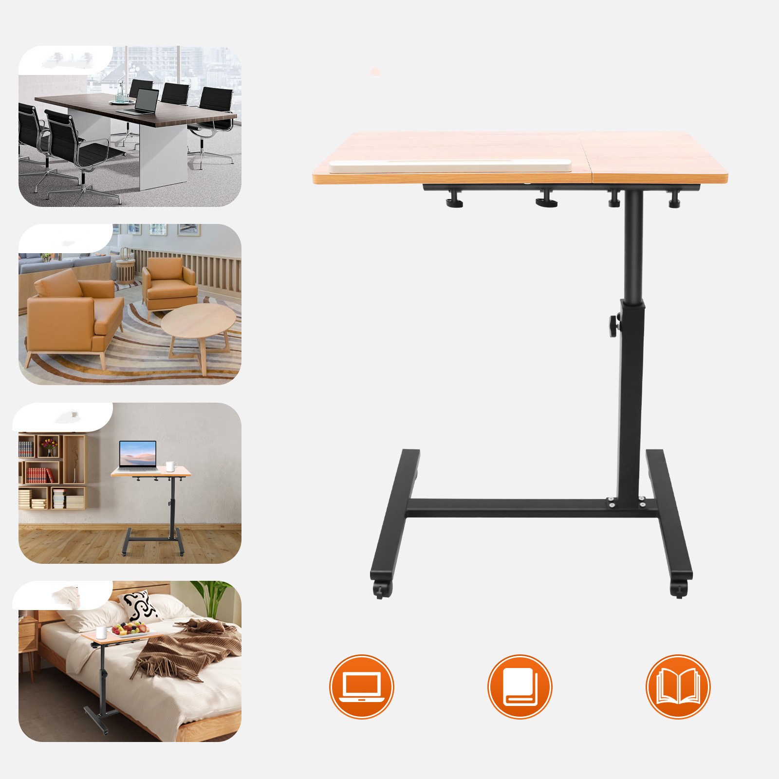 Meja Laptop Portabel Dapat Dis - Desk Setup Notebook ulasan dan harga