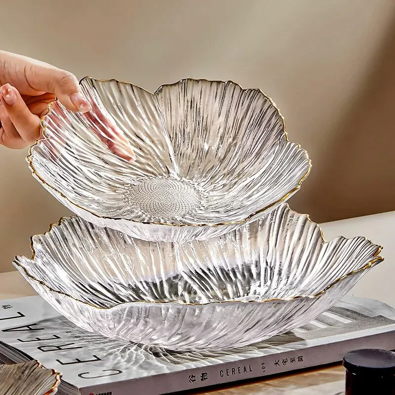 Piring Buah Kaca Kelopak Ruang - Desk Setup Minimalist ulasan dan harga