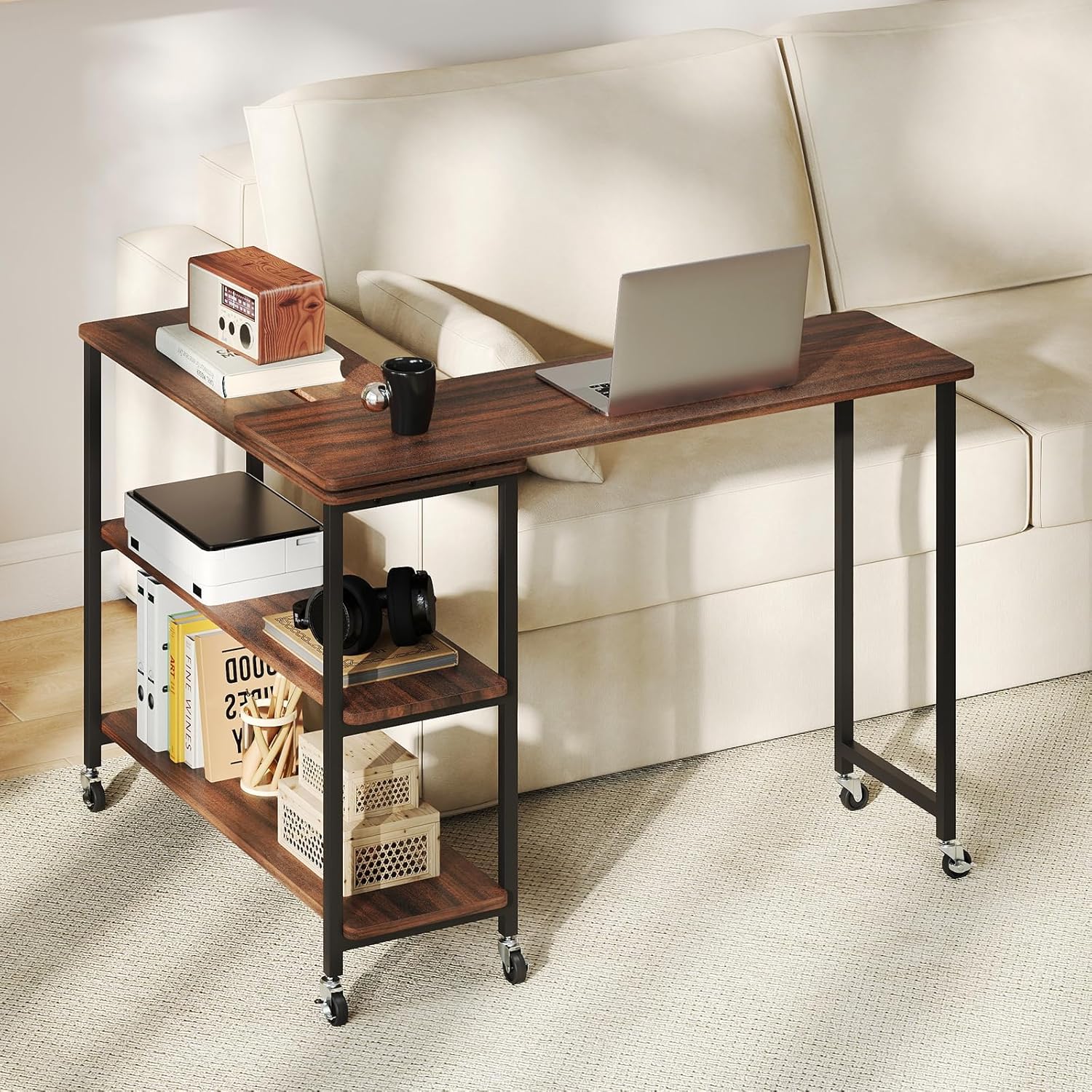 360 °   Meja Samping Putar den - Desk Setup Notebook ulasan dan harga