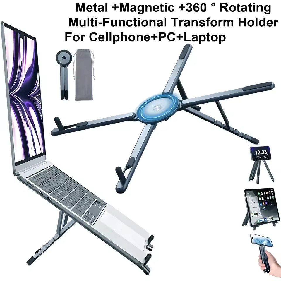 Penyangga Ponsel Magnetik Port - Desk Setup Notebook ulasan dan harga