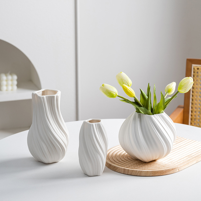 Vas Keramik Minimalis Nordik,  - Desk Setup Minimalist ulasan dan harga