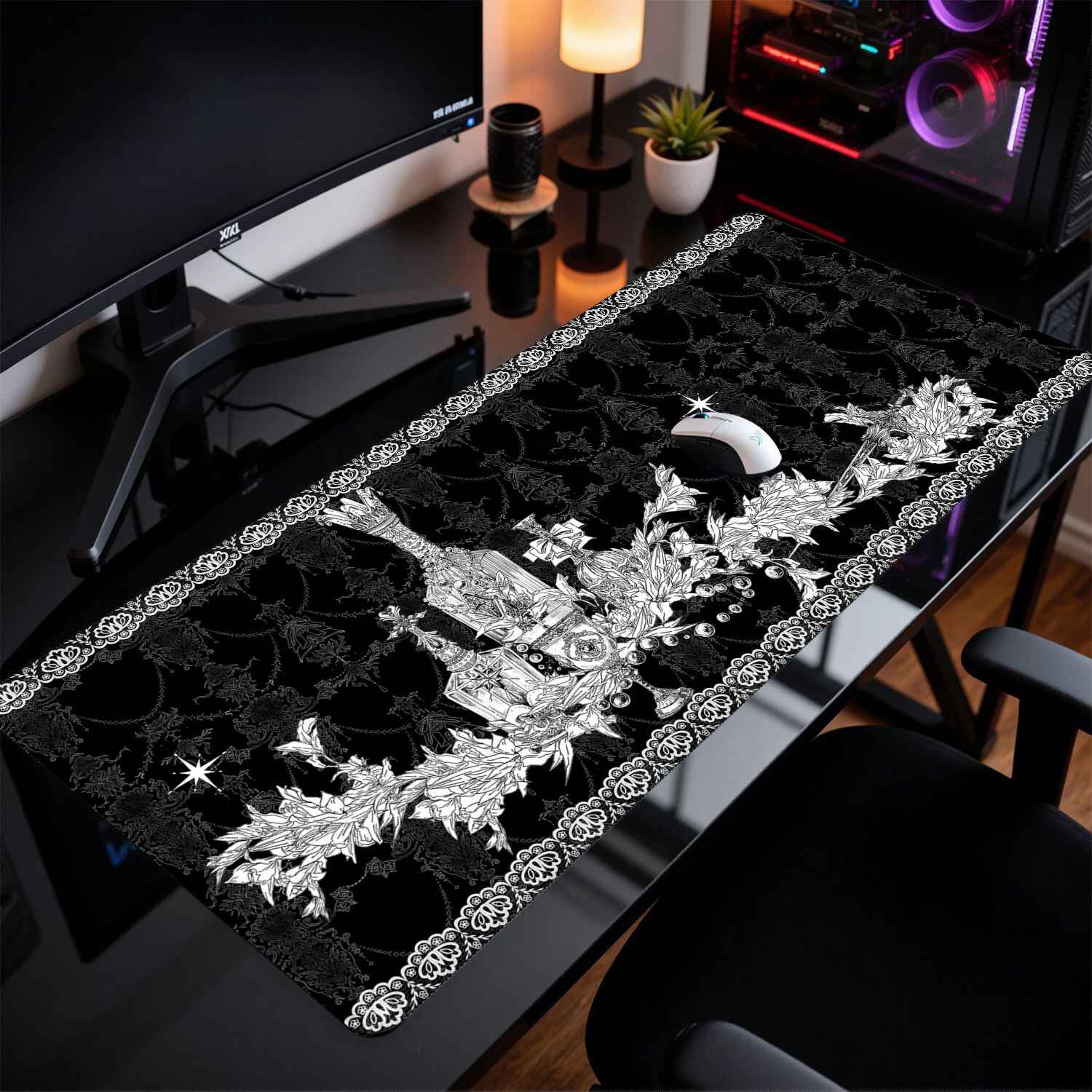 Divine Realm Gothic Building M - Desk Setup Cozy ulasan dan harga