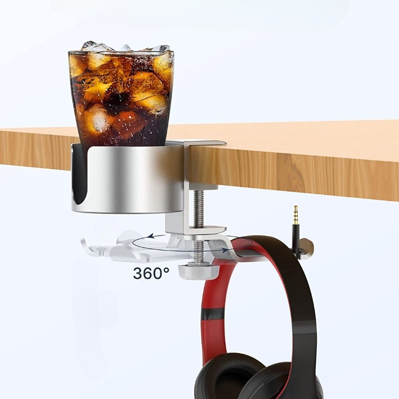 360 °   Penyangga Headset Meja - Gaming Setup Desk ulasan dan harga