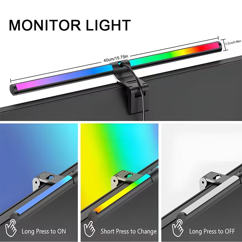 Lampu LED Bar untuk Monitor Ko - Gaming Setup Desk ulasan dan harga