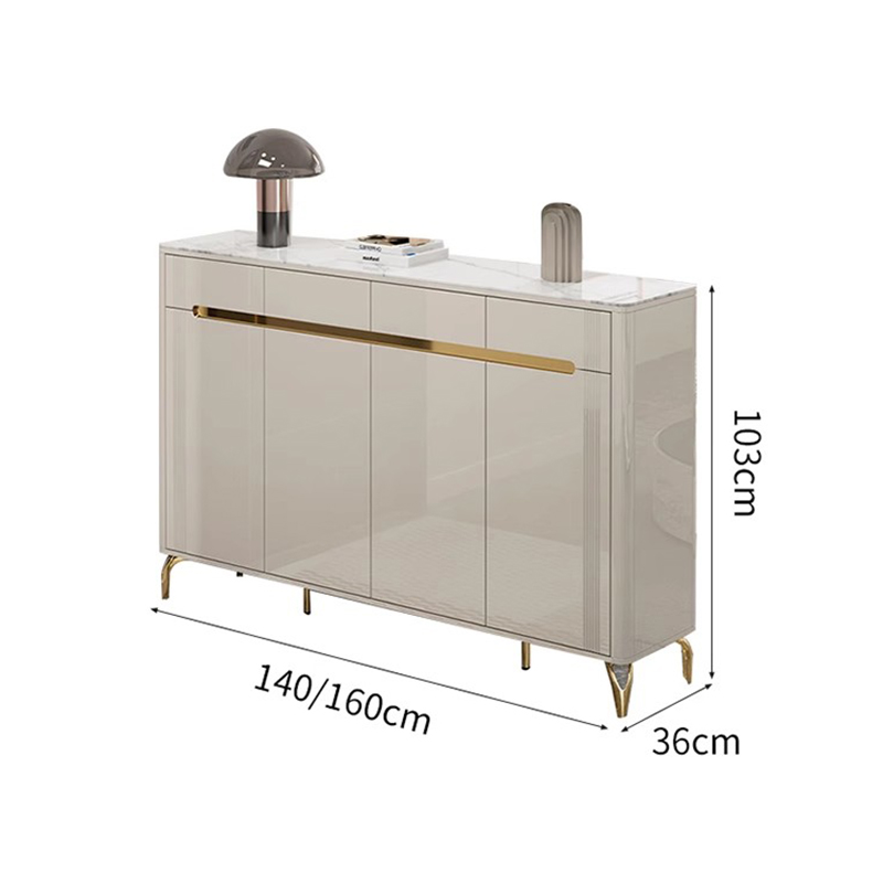 Meja Konsol Mewah Nordik denga - Desk Setup Minimalist ulasan dan harga