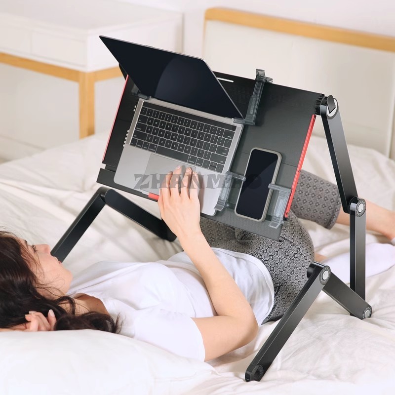 Berbaring Datar Di Tempat Tidu - Desk Setup Notebook ulasan dan harga