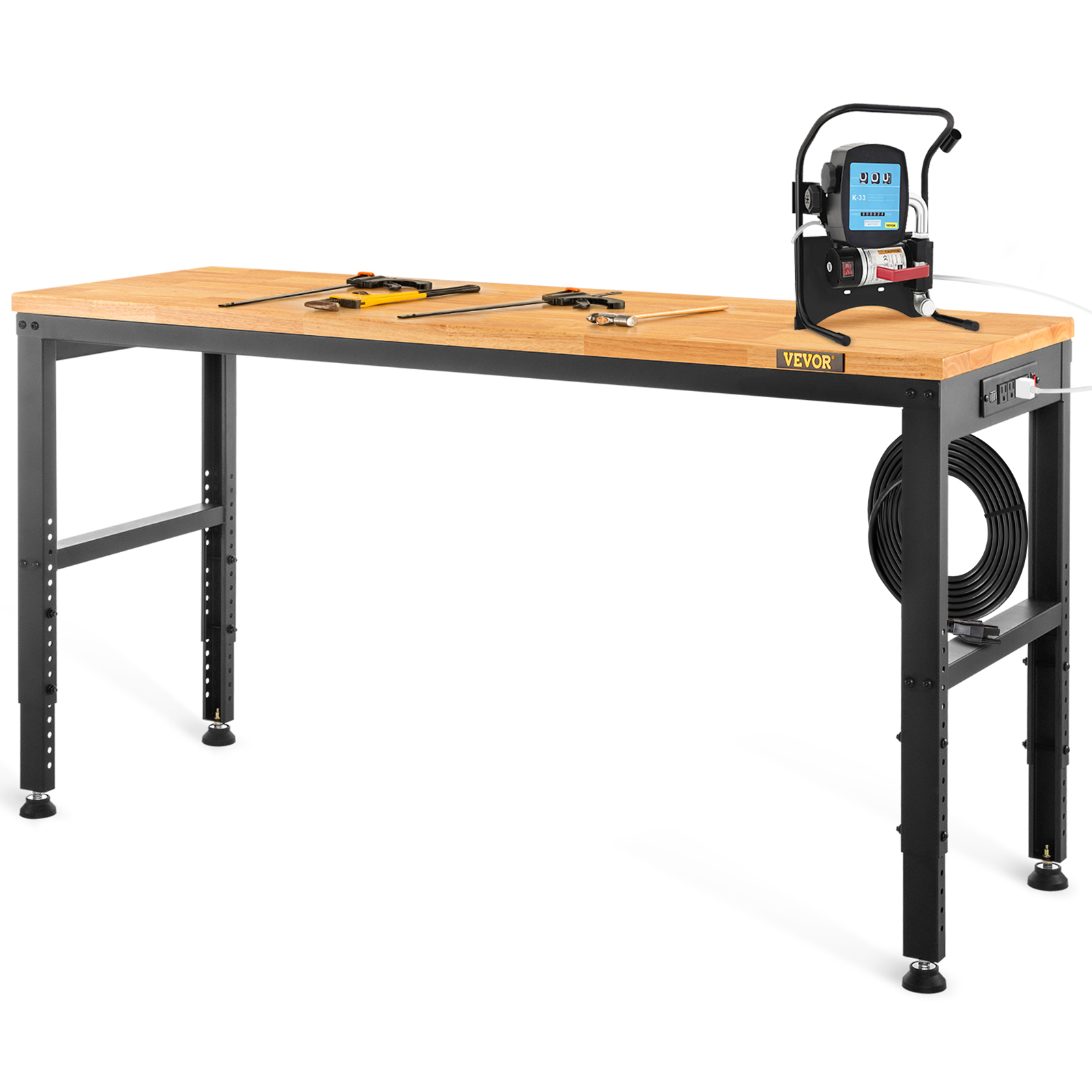 SucceBuy 72Cm Meja Kerja Kayu  - Desk Setup Oak ulasan dan harga