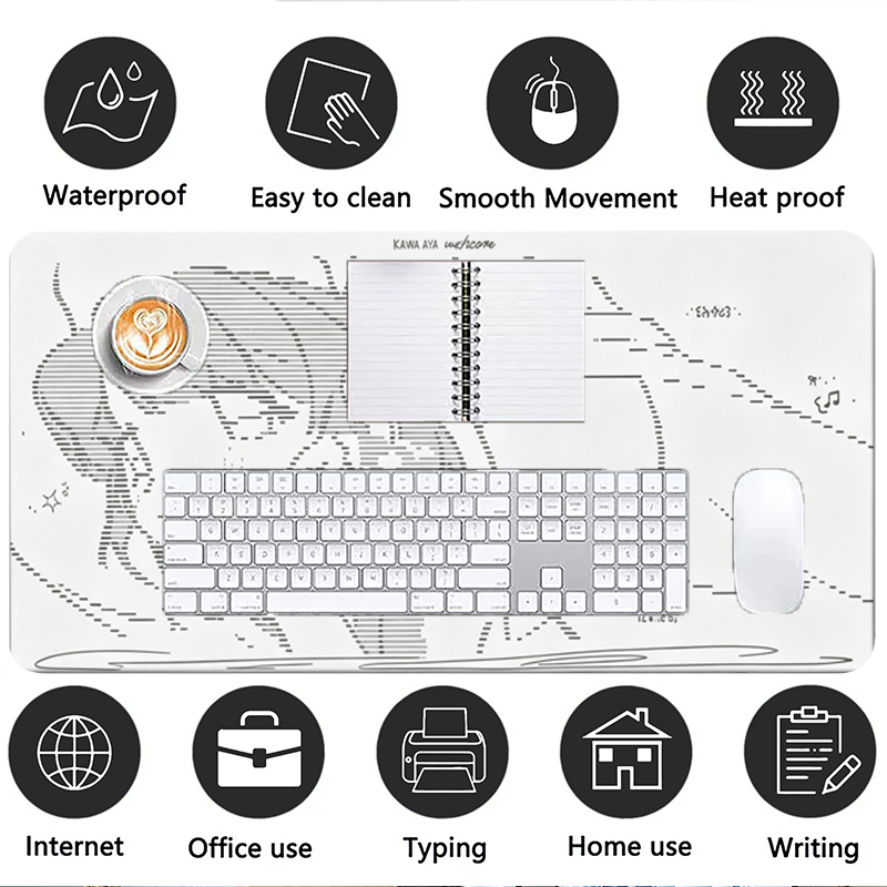 1 Buah Alas Mouse Kulit Anime  - Desk Setup Cozy ulasan dan harga