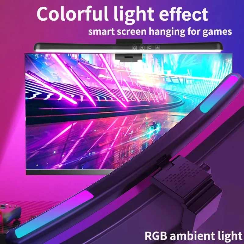 Lampu Monitor Komputer RGB Rit - Gaming Setup Desk ulasan dan harga